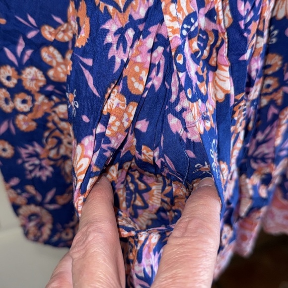 NWT Tiare Hawaii Front Tie Tropical Print Mini Dress - Picture 9 of 11